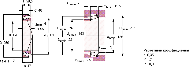 Подшипник 30324 J2