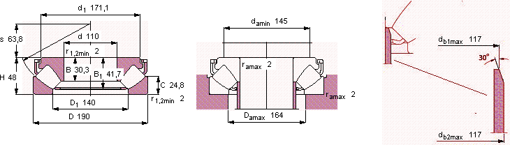 Подшипник 29322 E