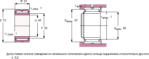 Подшипник NKIS 45