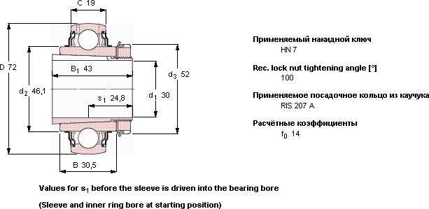 Подшипник YSA 207-2FK