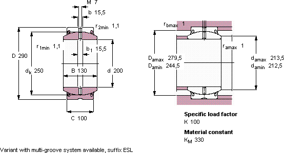 Подшипник GE 200 ES-2RS