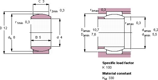 Подшипник GE 4 E