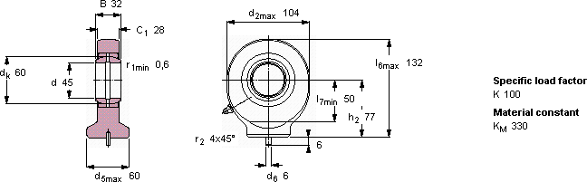 Подшипник SC 45 ES