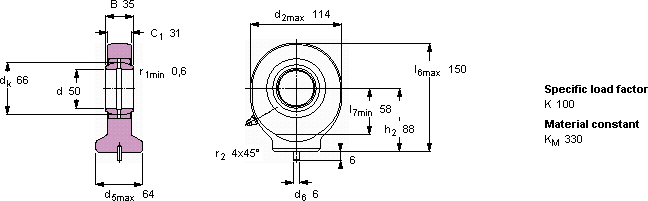 Подшипник SC 50 ES